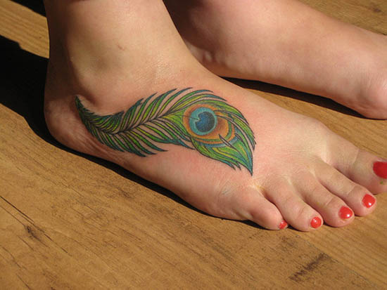 tattoo feather. Feather Tattoo#39;s (Peacock In
