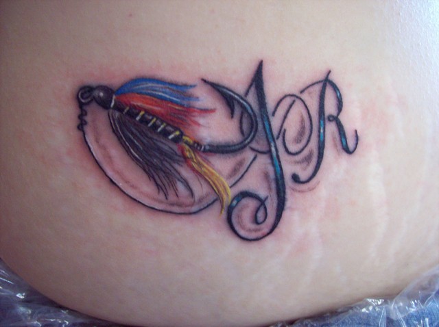 fishing tattoo. fly fishing tattoo,